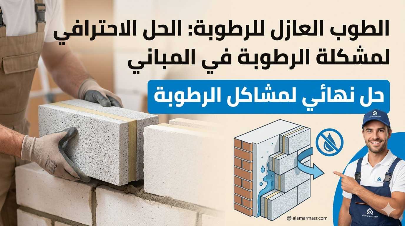 الطوب العازل للرطوبة: الحل الاحترافي لمشكلة الرطوبة في المباني