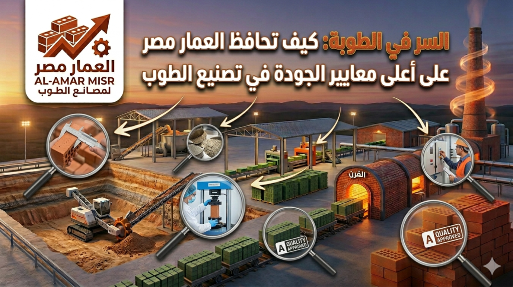 السر في الطوبة: كيف تحافظ العمار مصر على أعلى معايير الجودة في تصنيع الطوب