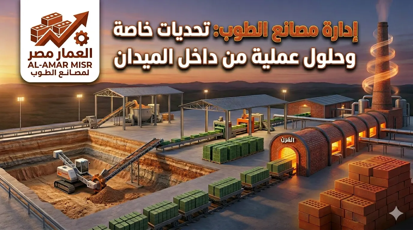 إدارة مصانع الطوب: تحديات خاصة وحلول عملية من داخل الميدان