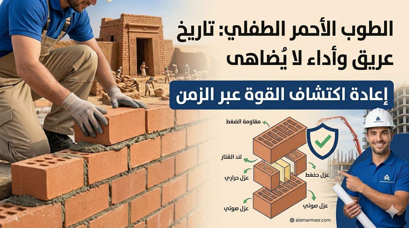 الطوب الأحمر الطفلي تاريخ عريق وأداء لا يُضاهى