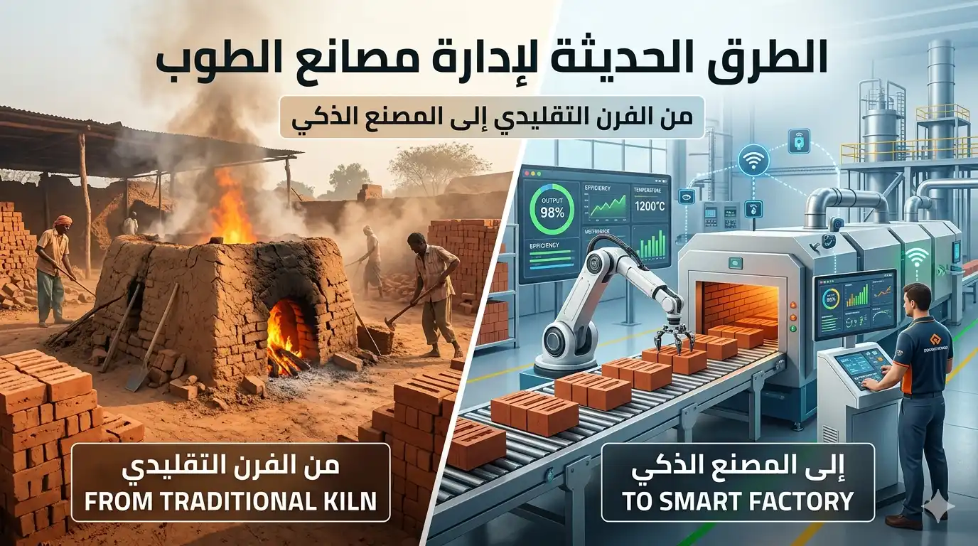 الطرق الحديثة لإدارة مصانع الطوب: من الفرن التقليدي إلى المصنع الذكي