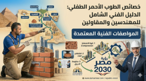 خصائص الطوب الأحمر الطفلي الدليل الفني الشامل للمهندسين والمقاولين