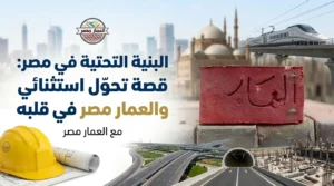 البنية التحتية في مصر: قصة تحوّل استثنائي والعمار مصر في قلبه