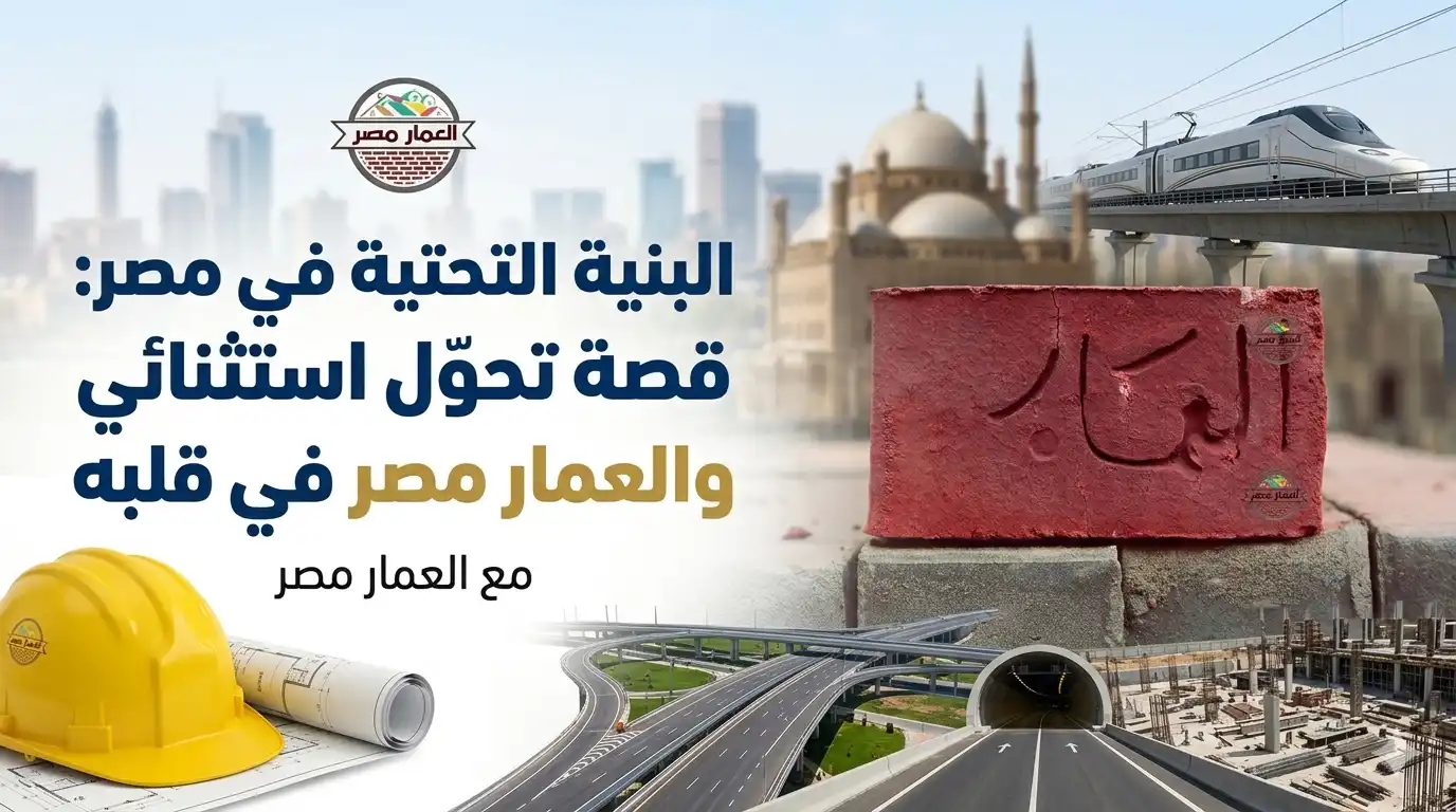 البنية التحتية في مصر: قصة تحوّل استثنائي والعمار مصر في قلبه